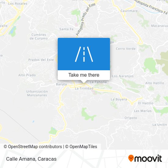 Mapa de Calle Amana