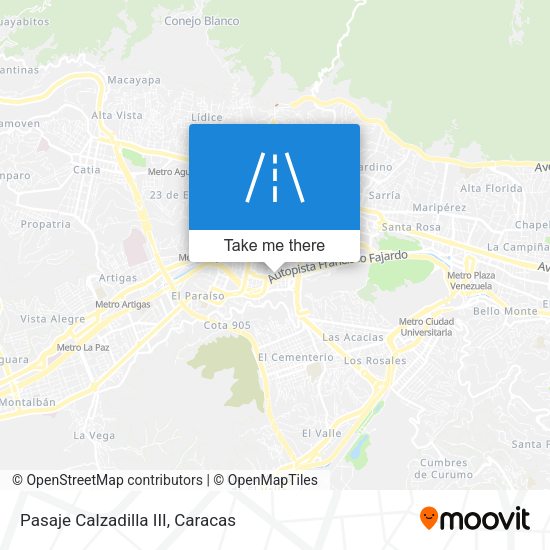 Pasaje Calzadilla III map