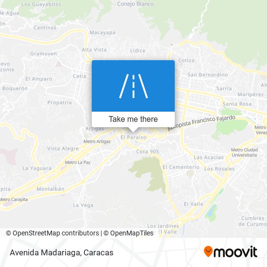 Avenida Madariaga map