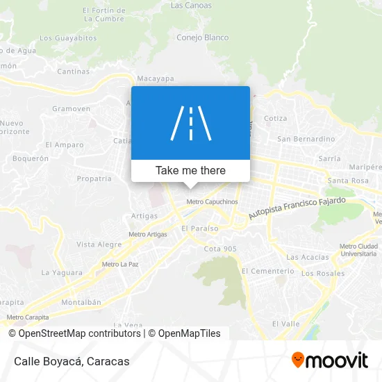 Mapa de Calle Boyacá