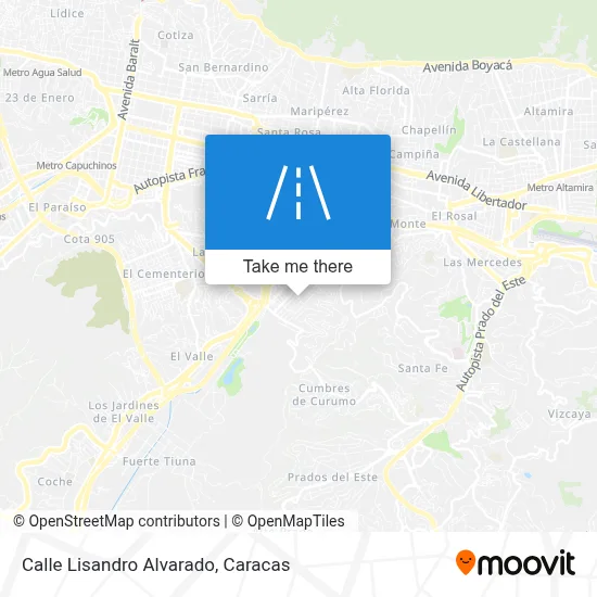 Calle Lisandro Alvarado map