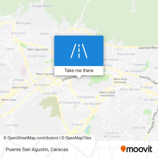 Mapa de Puente San Agustín