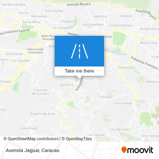 Mapa de Avenida Jaguar
