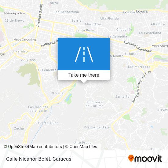Calle Nicanor Bolét map