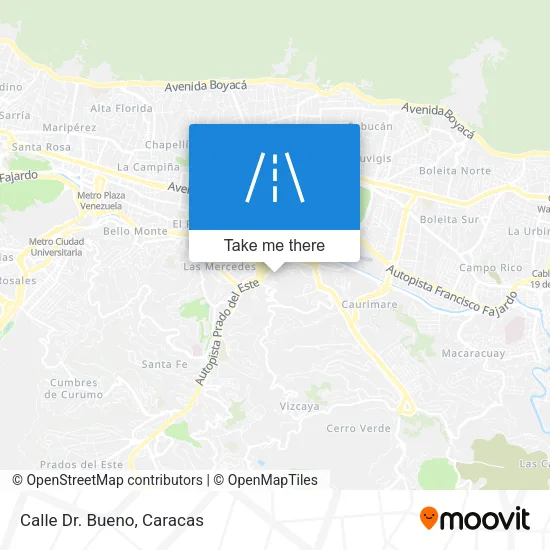 Mapa de Calle Dr. Bueno