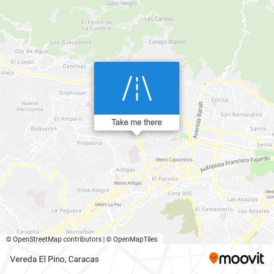 Vereda El Pino map