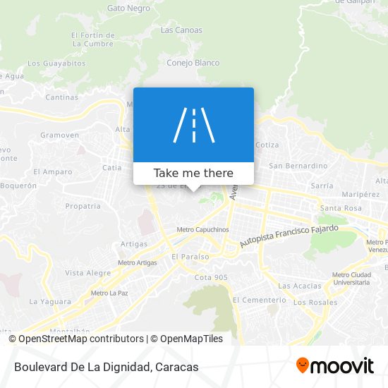 Mapa de Boulevard De La Dignidad