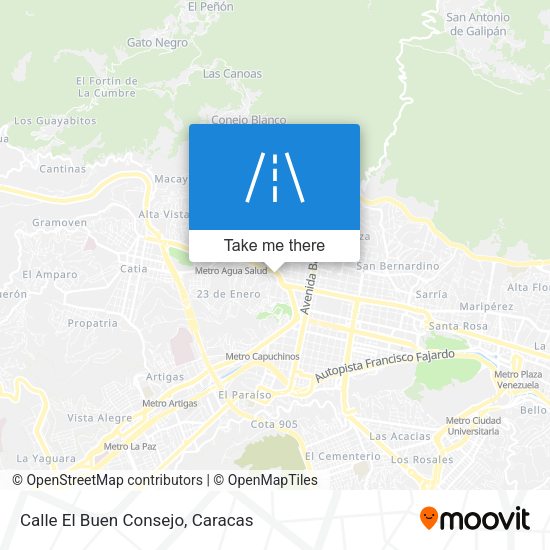 Mapa de Calle El Buen Consejo