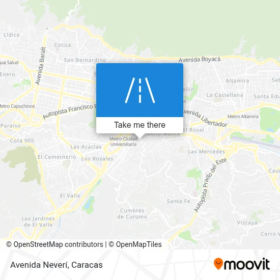 Avenida Neverí map