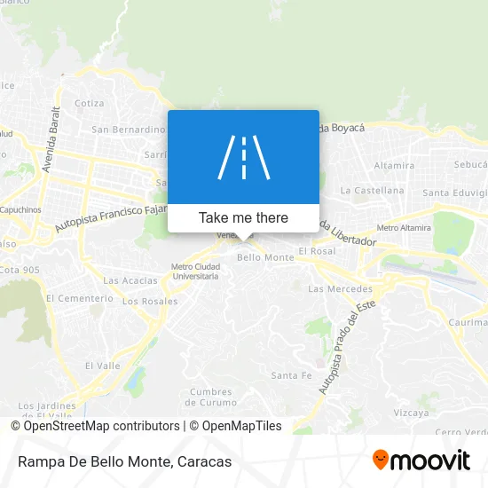 Rampa De Bello Monte map