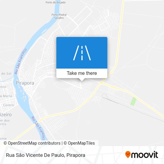 Rua São Vicente De Paulo map