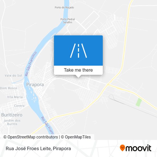 Rua José Froes Leite map