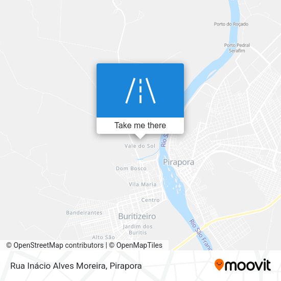Rua Inácio Alves Moreira map