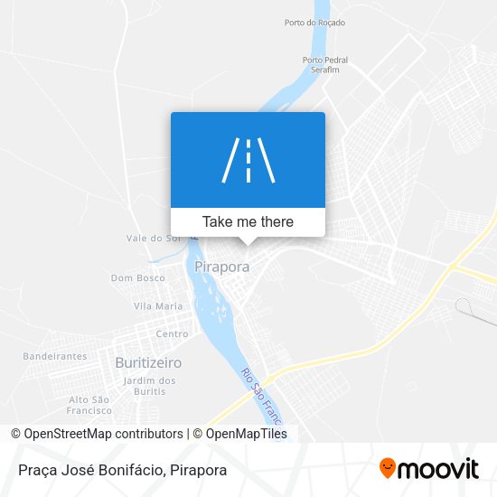 Praça José Bonifácio map
