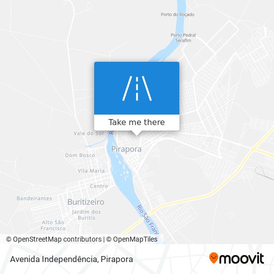 Avenida Independência map