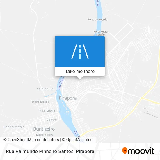Rua Raimundo Pinheiro Santos map
