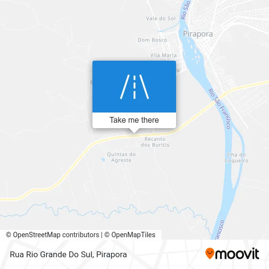 Rua Rio Grande Do Sul map
