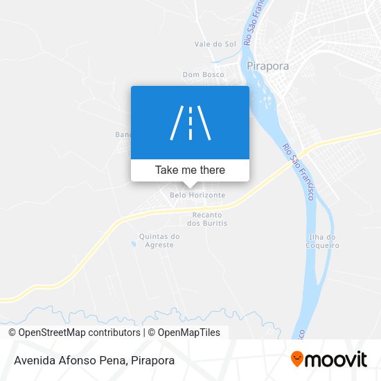 Avenida Afonso Pena map