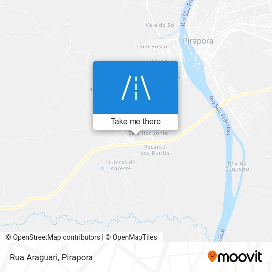 Rua Araguari map
