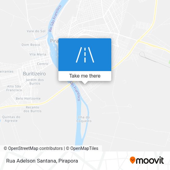 Rua Adelson Santana map