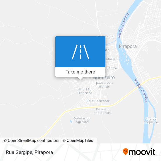 Rua Sergipe map