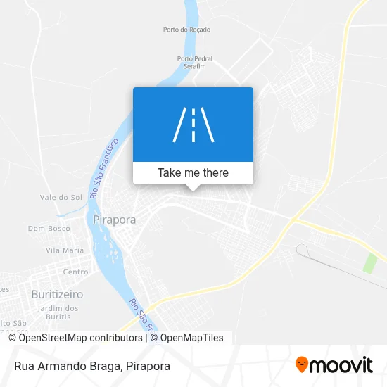 Rua Armando Braga map