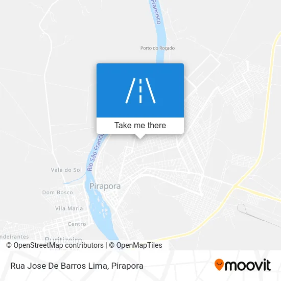 Rua Jose De Barros Lima map