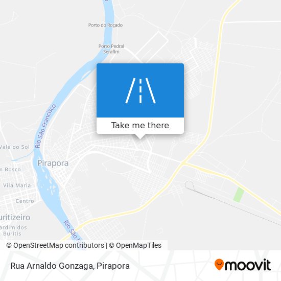 Mapa Rua Arnaldo Gonzaga