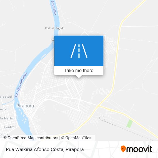 Rua Walkiria Afonso Costa map