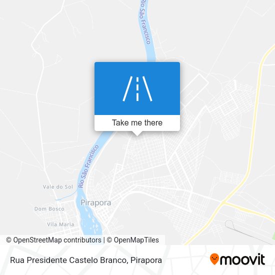 Rua Presidente Castelo Branco map
