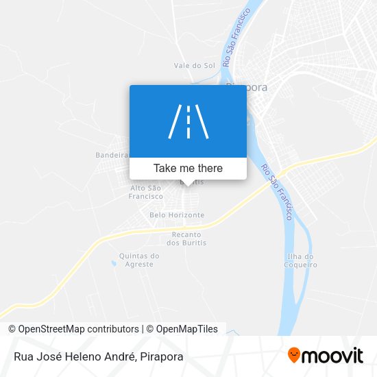 Rua José Heleno André map
