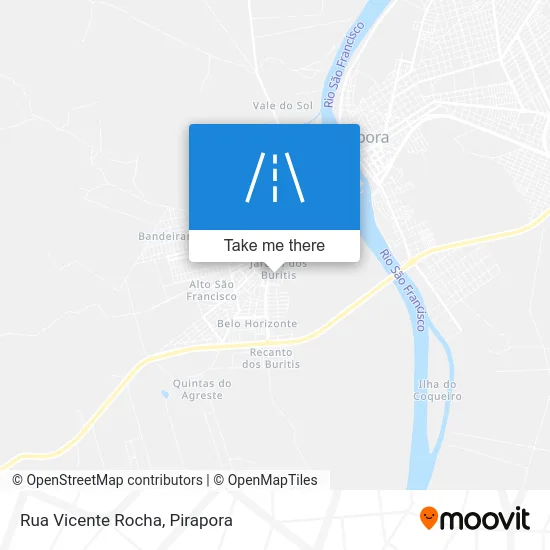 Rua Vicente Rocha map