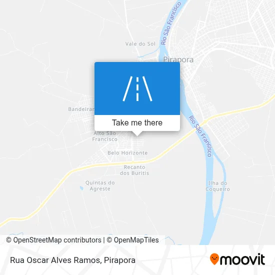 Rua Oscar Alves Ramos map