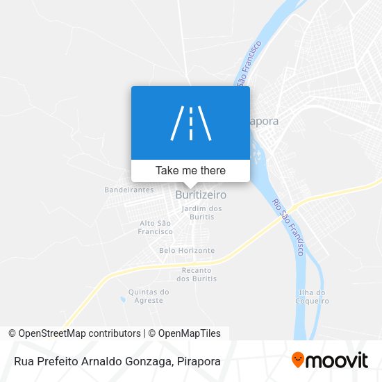 Rua Prefeito Arnaldo Gonzaga map