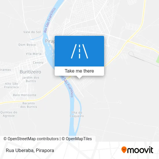 Rua Uberaba map