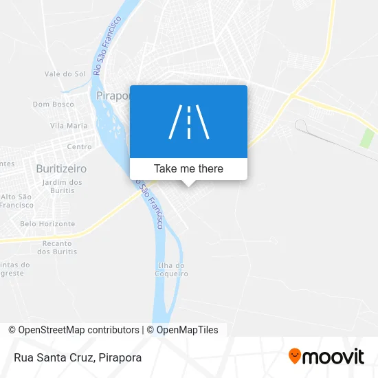 Rua Santa Cruz map