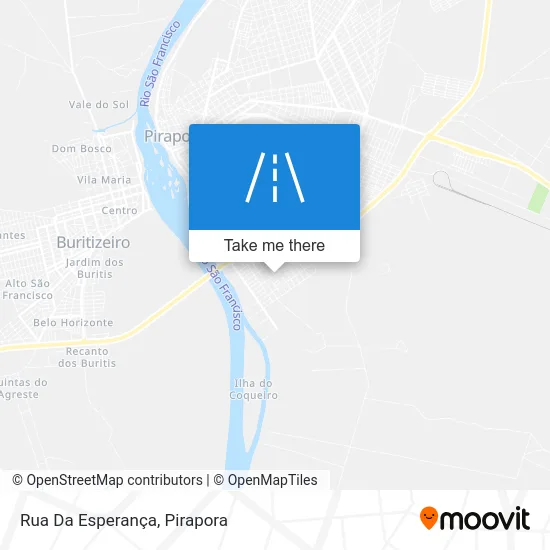 Rua Da Esperança map