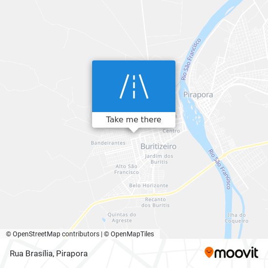 Rua Brasília map