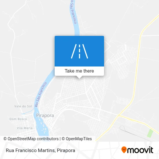 Rua Francisco Martins map