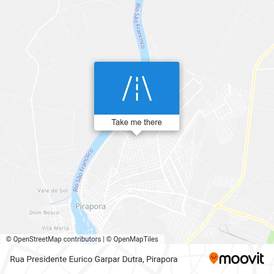 Rua Presidente Eurico Garpar Dutra map