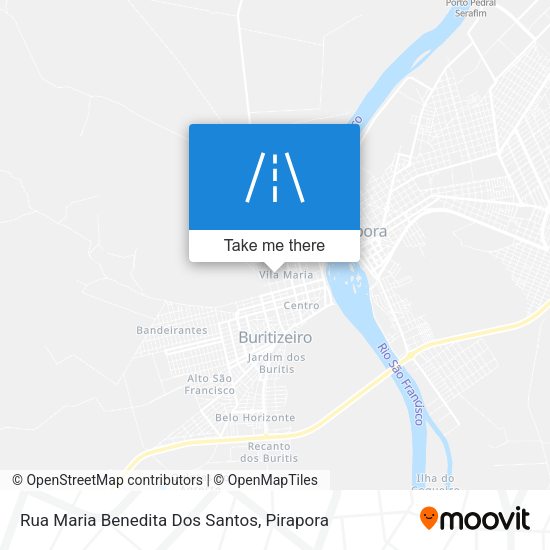 Rua Maria Benedita Dos Santos map