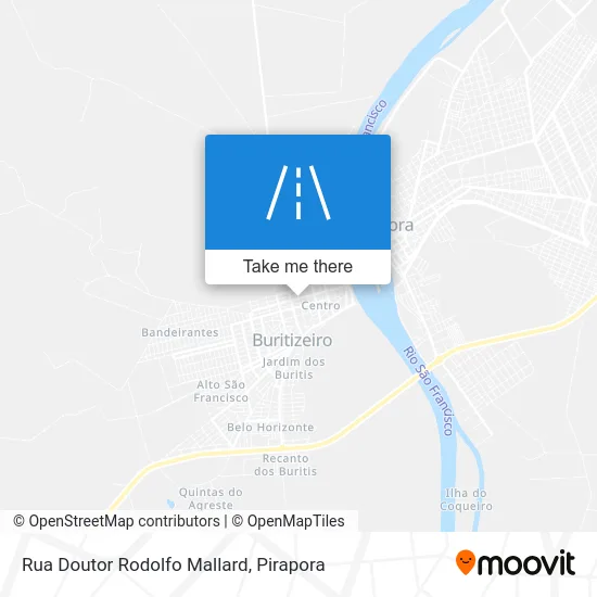 Rua Doutor Rodolfo Mallard map