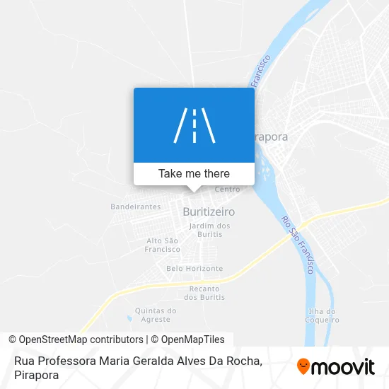 Rua Professora Maria Geralda Alves Da Rocha map