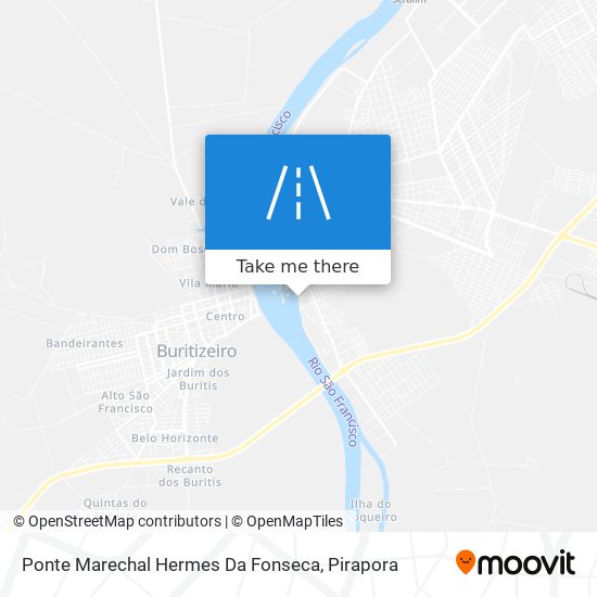 Mapa Ponte Marechal Hermes Da Fonseca