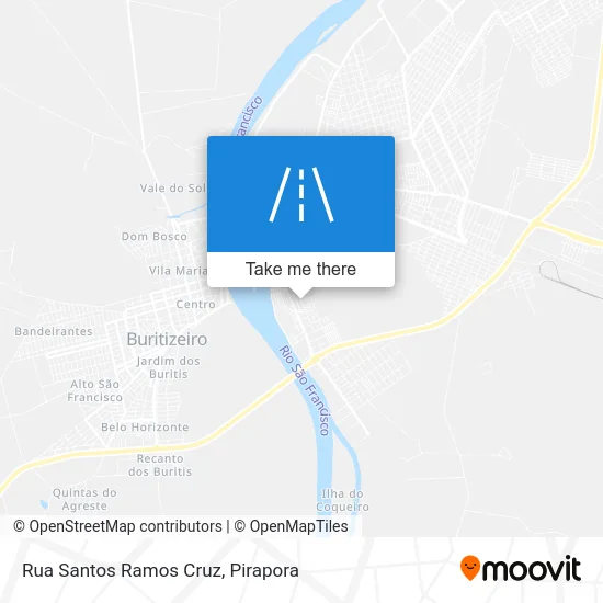 Rua Santos Ramos Cruz map
