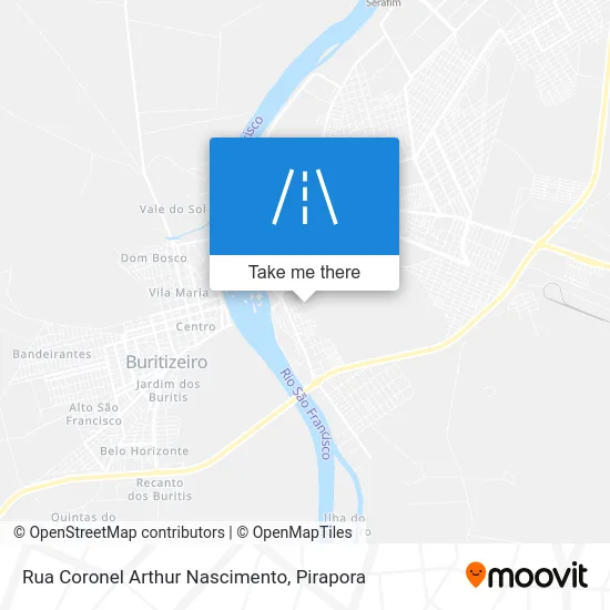 Rua Coronel Arthur Nascimento map