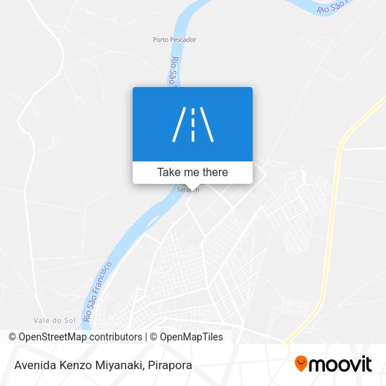 Avenida Kenzo Miyanaki map