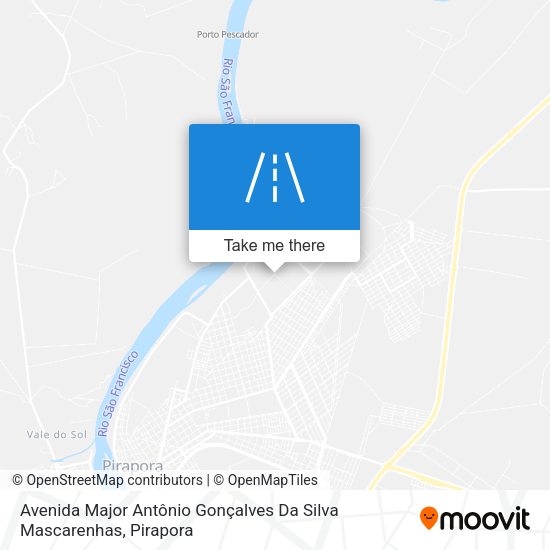 Avenida Major Antônio Gonçalves Da Silva Mascarenhas map