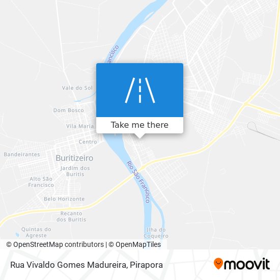 Rua Vivaldo Gomes Madureira map