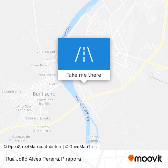 Mapa Rua João Alves Pereira